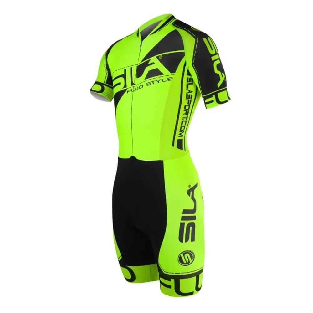 Sila Kids Cycling Skating Suit Inline Skate Speed Skating Short Sleeve Racing Suit Ciclismo Children's Fast Skating Clothing
