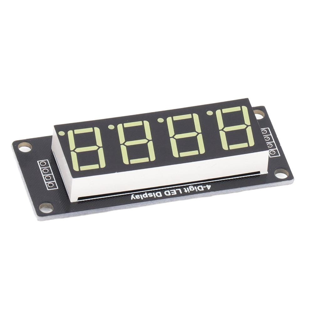 4Pcs 0.56 Inch Digital Tube LED Display 4 Bits 7 Segments PCB Clock Module Clock Projects