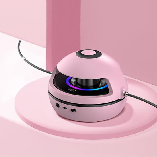 Электрическая скакалка со светодиодной подсветкой, регулируемой скоростью, USB-зарядкой, умная автоматическая музыкальная скакалка со счетчиком