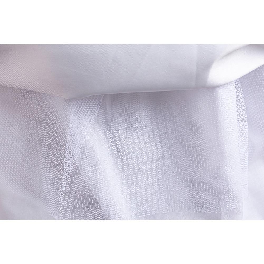 Children's Princess Dresses Thousand Birdie Patchwork Mesh Puffy Long Bubble Sleeve Girls' Stage Performance Dresses Girl's Favourite Dress