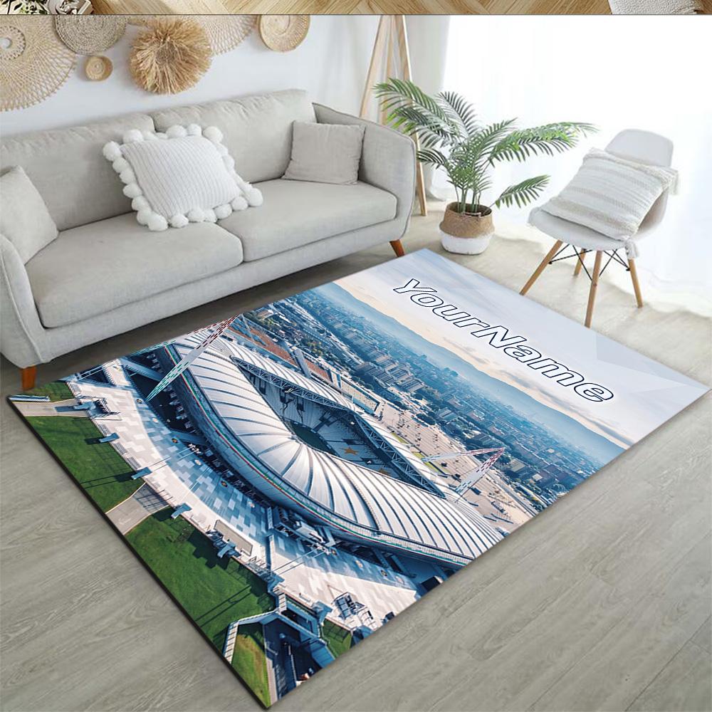 Juventus Customized Name Floor Rug Office Rug Perfect for Dining Room Game Room Outdoor Decorate room Anti-slip Rug Decorate Offices Spiritual Gift