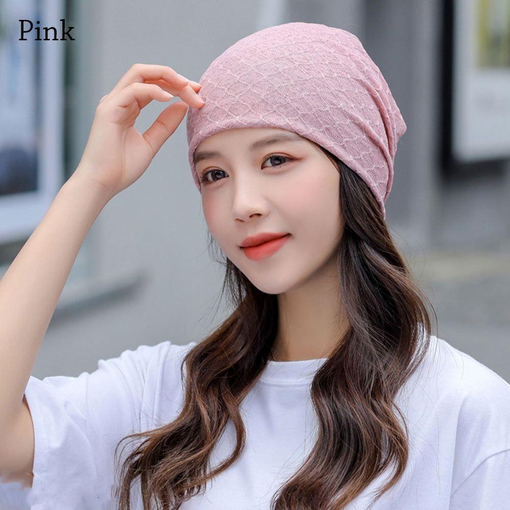 Шапка-бини в стиле хип-поп, шарф, дышащая вязаная шапка, сетчатая кепка от солнца для женщин