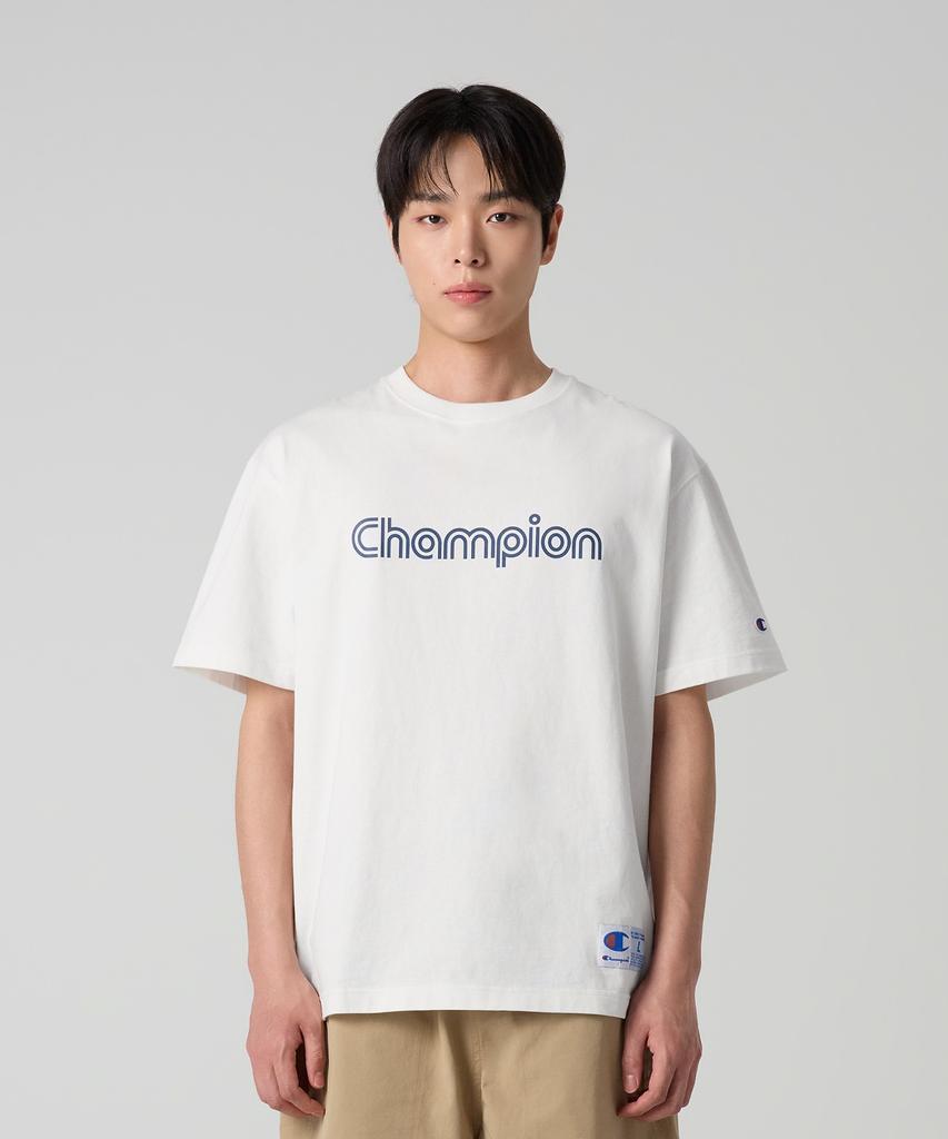 CHAMPION Track Logo Jog Tag T-Shirt 3 Colors