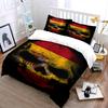 Skull with Spanish Flag Bedding Bedding Duvet Cover Set Duvet Cover Pillowcases Home Decor (1 * Duvet Cover 2 * Pillowcases, without duvet insert)