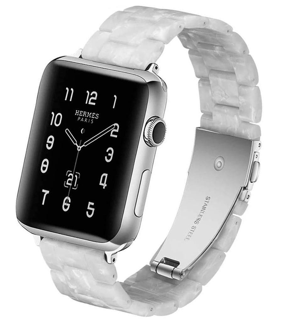 Ремешок из смолы для Apple, ремешок для часов 44 мм, 40 мм, 42 мм, 40 мм, роскошный ремешок для часов Accessoreis, браслет iWatch series 3, 4, 5 se 6, ремешок