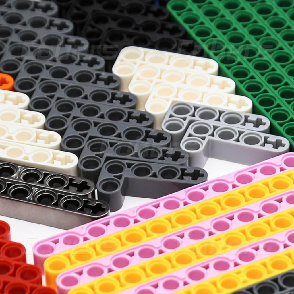 580 деталей Technic, включая оси, штифты, балки, рычаги, панели, рамы, совместимые с конструкторами и моторами основных брендов