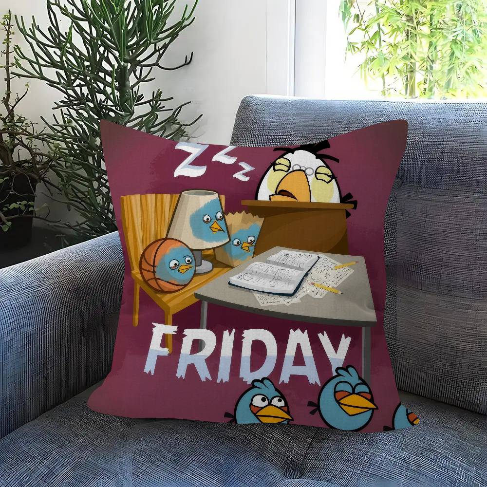 Анимация A-A-Angry Birds Мультяшная Наволочка Дюймы Сельский Декор Домашние Подушки-Пледы Для Декора Дивана