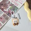 Cartoon Dessert Cookie Cake Toast Keyring Sweet Doll Pendant Lovely Animal Keychain Backpack Decoration Accessories