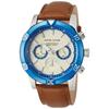 Angel Clover Brio Ivory Dial Chronograph Watch BR43BUIV-LB Men's Brown