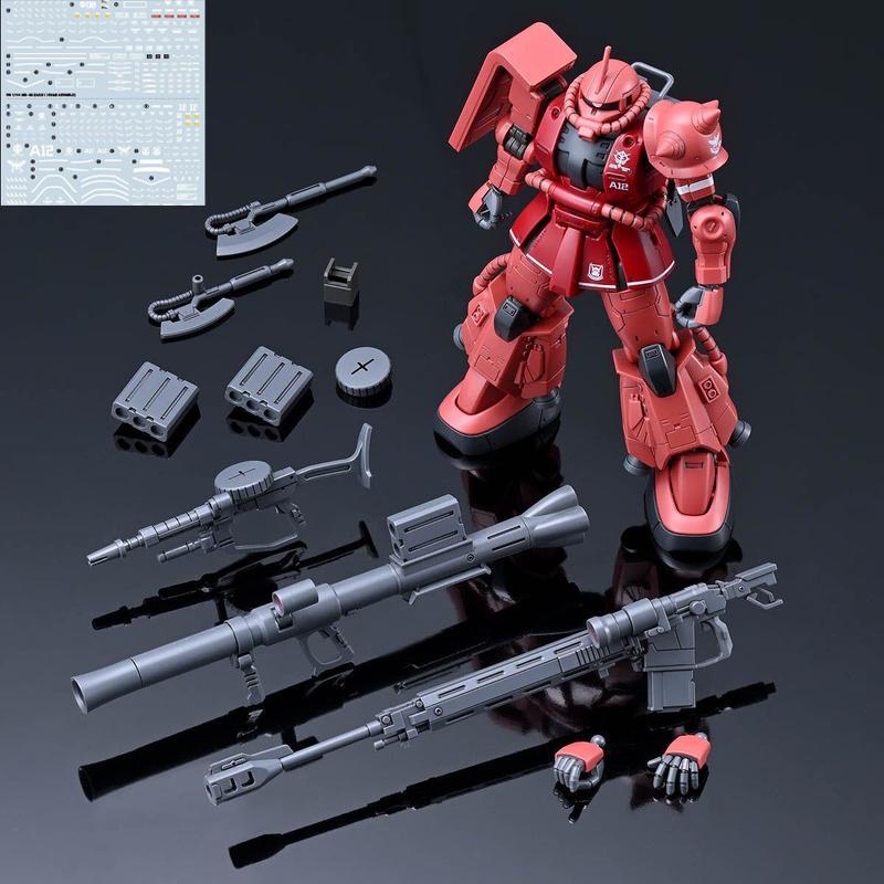HG 1/144 ZAKU II Остров Кукурус Доана CUSTOM ЧАР'А Модель для сборки Меха Игровые Фигурки Декорация Головоломка для Мальчиков Игрушки Подарок