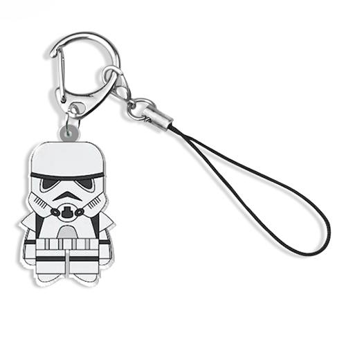 Keyring, Zamo®, Star Wars, Stormtrooper, Star Wars, For Organizing Keys, 4X6Cm, White