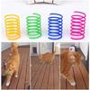 4/8/12pcs Cat Toys Interactive Wide Durable Heavy Gauge Pet Kitten Colorful Springs Cat Toy Coil Spiral Springs Dog Toys