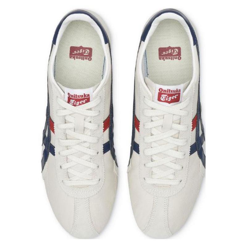ONITSUKA TIGER Кроссовки Runspark с амортизацией, нескользящей и износостойкой подошвой, низкие, унисекс, серебристо-белые, 1183B480-9950