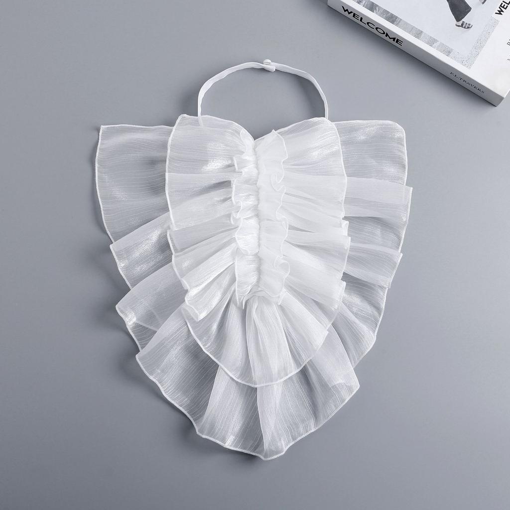 Fashion Fake Collar Neckties for Womens Removable Wedding Party Shirt False Detachable Collar Neckwear Decorative