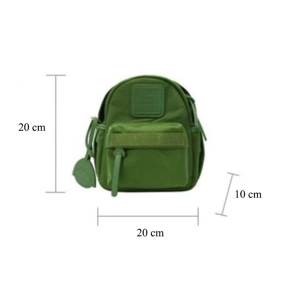Leisure Time Solid Color School Bags Canvas Mini Backpack Bags Travel Backpack Student