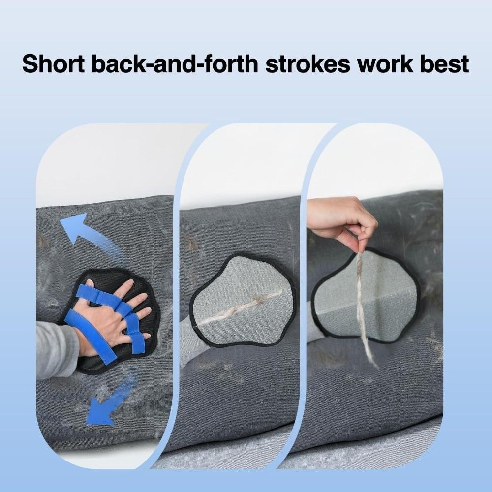 Deshedding Grooming Glove Massage Function 5 Finger Grooming Mittens Pet Grooming
