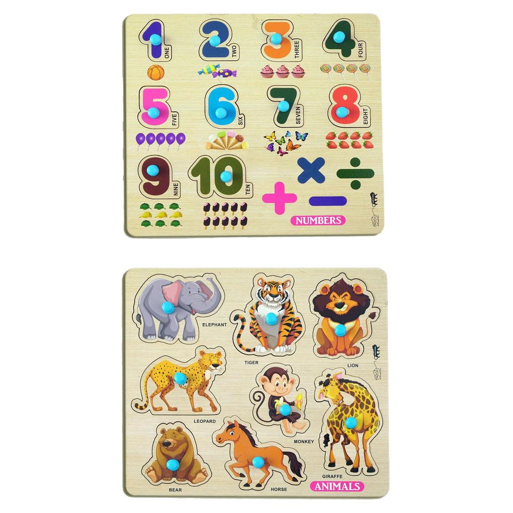 Bit Feex Kids Fort Pre Детская Развивающие Пазлы для Взрослых детей Обучающие Игрушки Набор Настольная Игра 2 шт. Набор Чисел и Животных. Обучающие игрушки