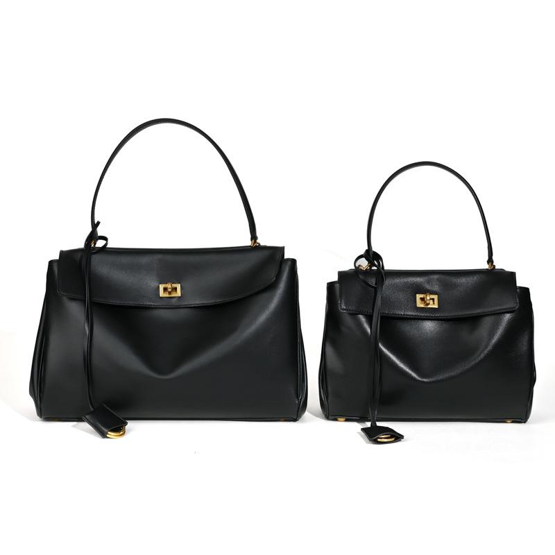 Женская сумка-тоут Rodeo из натуральной кожи большой вместимости: Популярная трансграничная сумка через плечо из коровьей кожи для поездок на работу