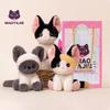 Meow-it Sister Calico Siamese Cat Plush Toy - Stuffed Animal Sleeping Pillow, Perfect Birthday Gift