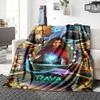 Raya Last Dragon Adventure Blanket Soft Throw Blanket For Home Bedroom Bed Sofa Travel Office Solid Christmas Blanket