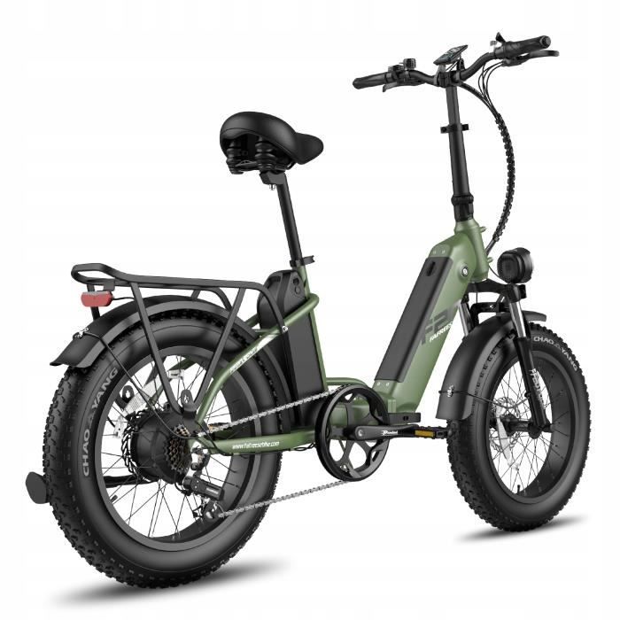Fafrees FF20 Polar vélo électrique 40KM-H 10.4AH*2 1000W roue 20" Vélo électrique pliant vert