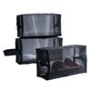 Black Mesh Transparent Cosmetic Bag Makeup Case Travel Zipper Make Up Organizer Storage Bag Beauty Toiletry Wash Bag Pouch