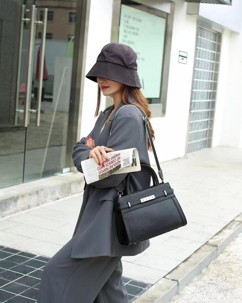 Женская сумка Kelly Birkin из коровьей кожи через плечо и кроссбоди