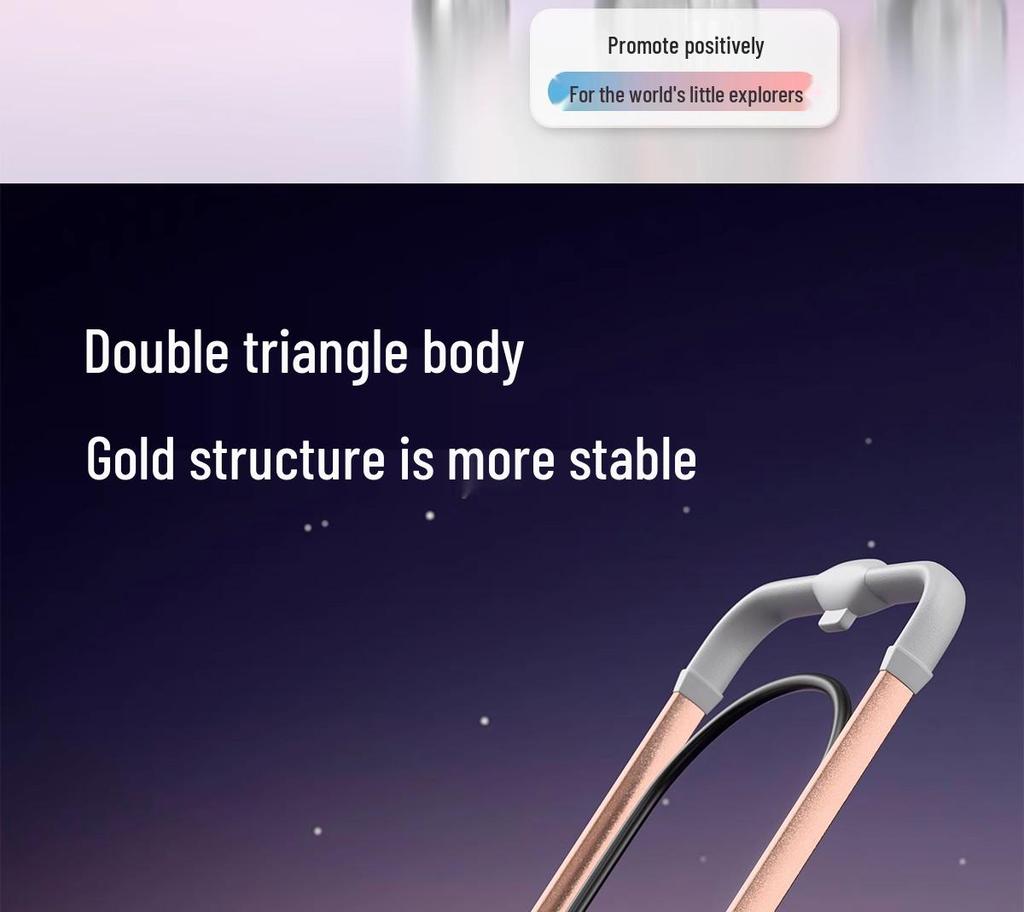 Elevated Baby Stroller: Reclining, Lightweight, Foldable, Two-Way Shock Absorption for Newborns