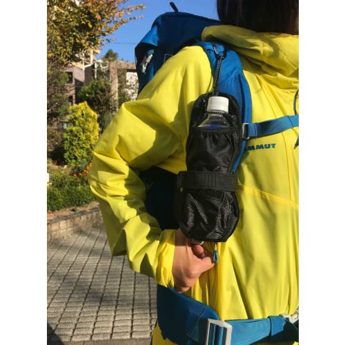 MOVIN' ON Drink Holder, Bottle Holder, Backpack, Mountaineering, Black, Plastic Bottle Holder