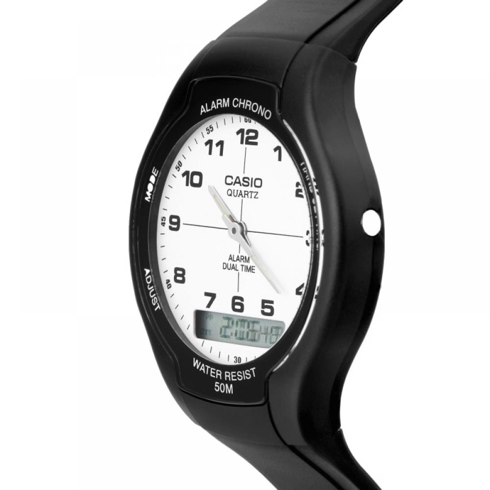 Casio Aw 90h 7bvdf  Aw 90h 7b  Аналого-цифровые публичные уретановые часы