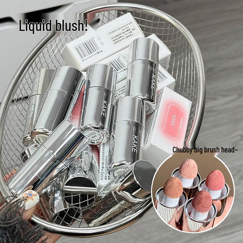 KAKE Velvet Liquid Blush: Natural Korean-Style Whitening Matte Blush Stick for an Enhanced Complexion.