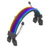 Корпус ПК Удлинительный кабель блока питания ARGB Double ATX 8Pin + PCI-E GPU Neon Color Line Streamer Transfer Adaptor 5V 3Pin Sync