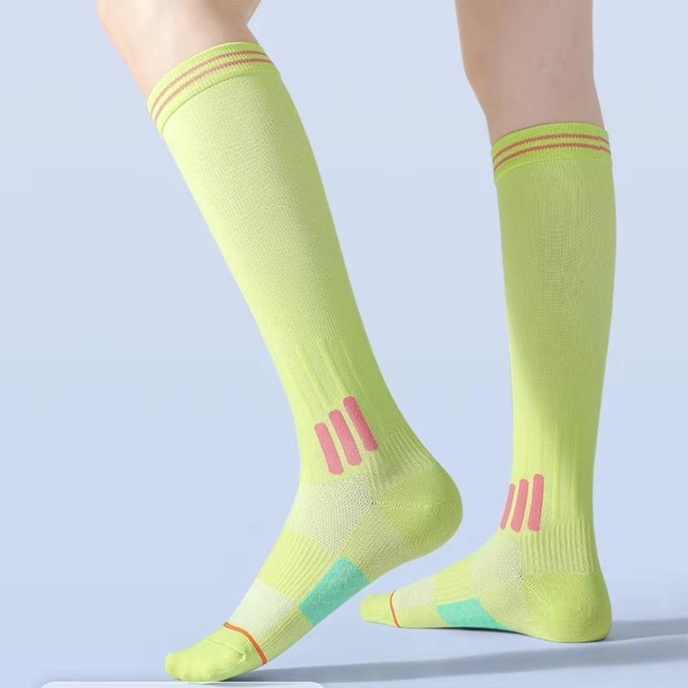 Compression Fitness Long Tube Socks Anti-slip Running Skipping Yoga Socks For Running Jump