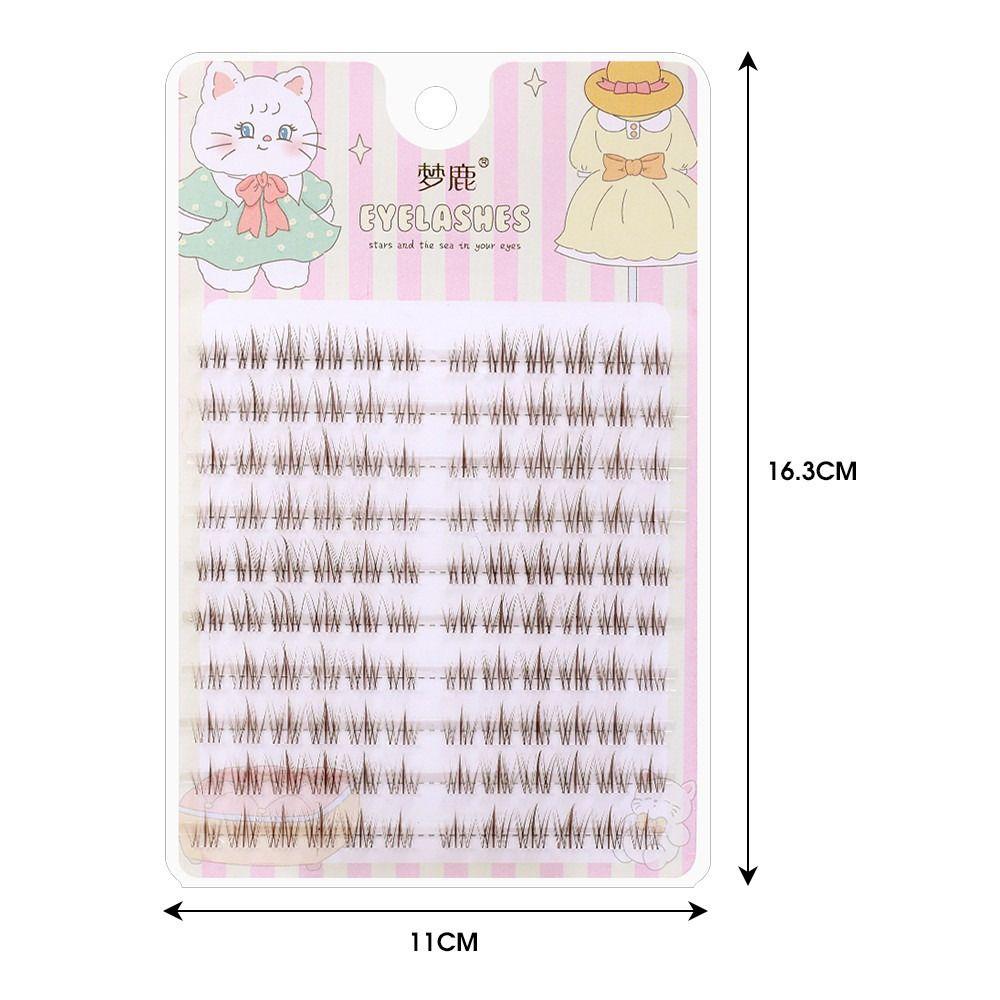 10Rows/Box Comfortable To Wear Eye Makeup Tools Realistic and Natural Individual Lashes