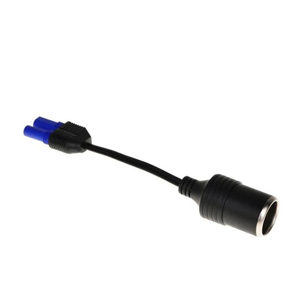 Портативный адаптер EC5 (мама) к гнезду прикуривателя (мама) для пусковых устройств, автомобильного аварийного пускового источника питания, 9 см