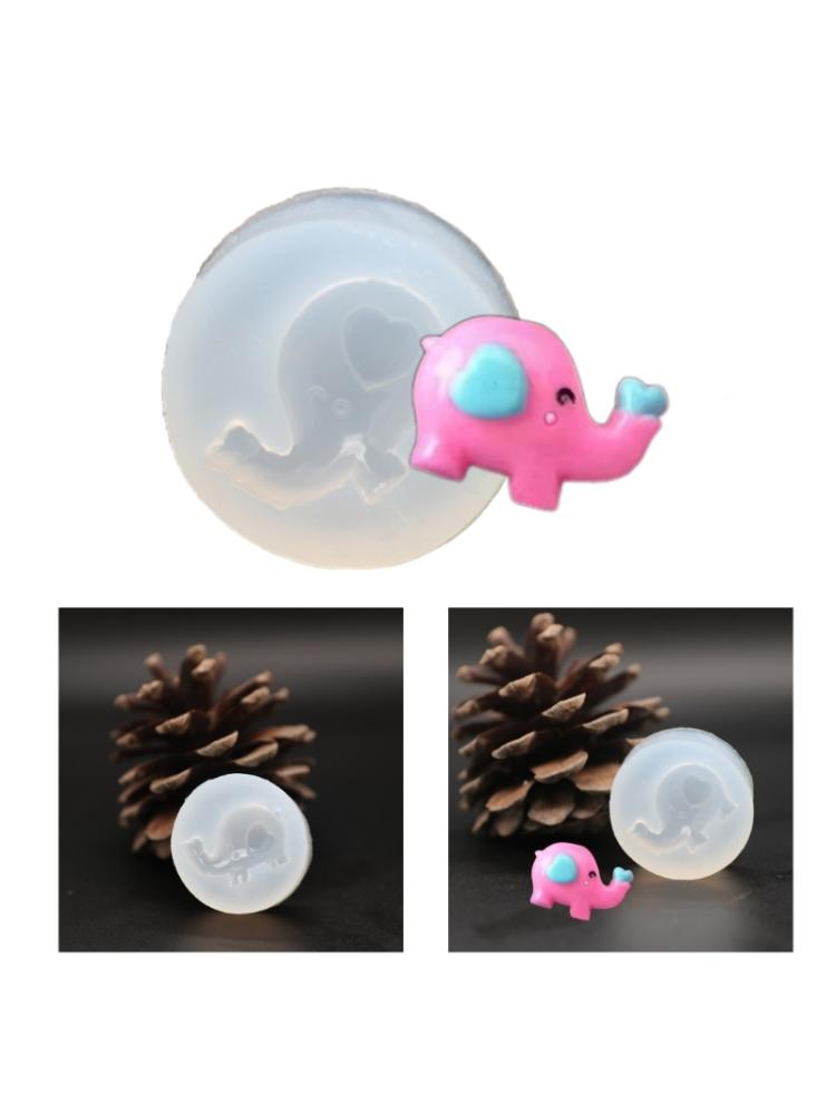 Универсальные формы для литья из смолы, формы для рукоделия, силиконовая форма в форме слона для домашних мастер-классов