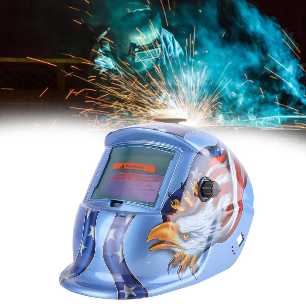 Сварочный шлем с автоматическим затемнением, антибликовый, с большим обзором, для шлифовки сварщика