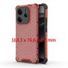 Shockproof Transparent Case For Redmi Note 14 4G Honeycomb Armor Full Back Case Redmi Note 14 4G Case Cover For Redmi Note 14 4G