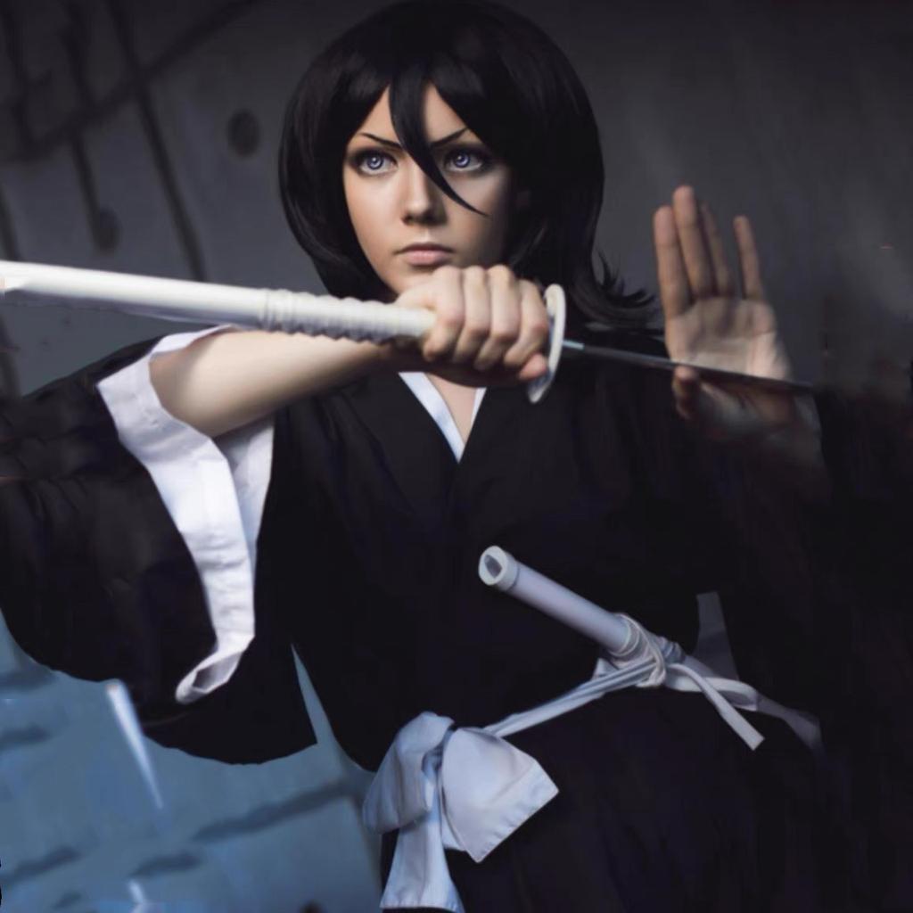 Костюмы для косплея Bleach Kuchiki Rukia Kurosaki Ichigo Die Pa Soul Society, кимоно синигами, полный наряд, тысячелетняя кровавая война