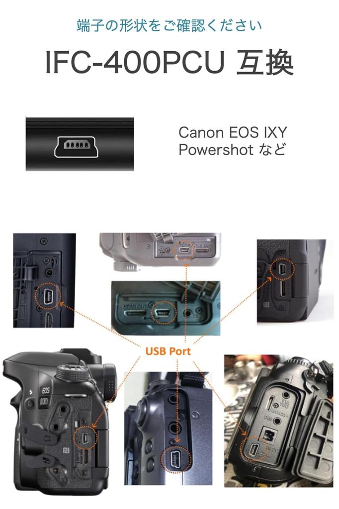Совместимый кабель Canon, интерфейсный кабель 1 м, EOS KISS IXY Powershot, утерянный запасной сменный расходный USB-кабель для подключения принтера камеры Canon к ПК