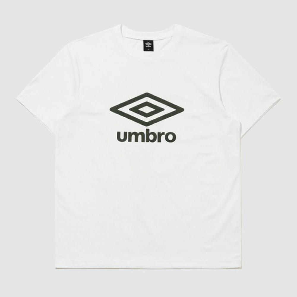 Umbro Унисекс Свежая футболка с коротким рукавом и большим логотипом Ur121srs13