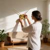 Modern Minimalist Metal Quartz Wall Clock Parts With Living Room And Bedroom Decor