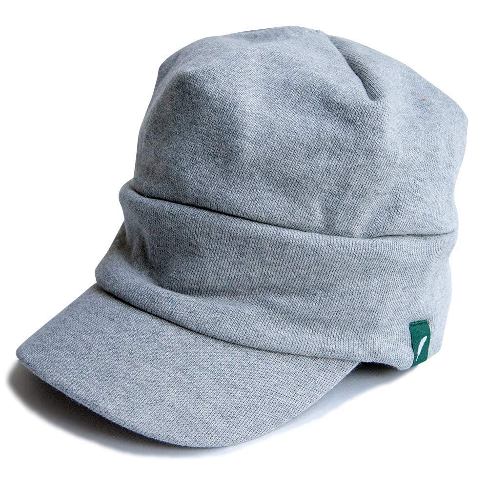 Sweatwork Newsboy Large All M Circumference Approximately Gray [Nakota] Cap, Size, Men's, Women's, Tricolor, Loose, Seasons, (Head 55-58cm),