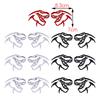 2Pcs Metal Hollow Style Tyrannosaurus Rex Totem Badge Dinosaur Head Emblem Stickers For TRX    Raptor Accessories