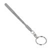 Stainless Steel Retractable Pocket Pen Simple Portable Metal Keychain Key Chain Gift