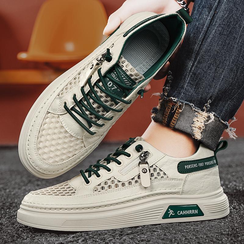 Модная обувь CYYTL для мужчин летние сетчатые кроссовки повседневные дышащие для улицы беговые теннисные на платформе спортивные для хайкинга роскошные дизайнерские лоферы