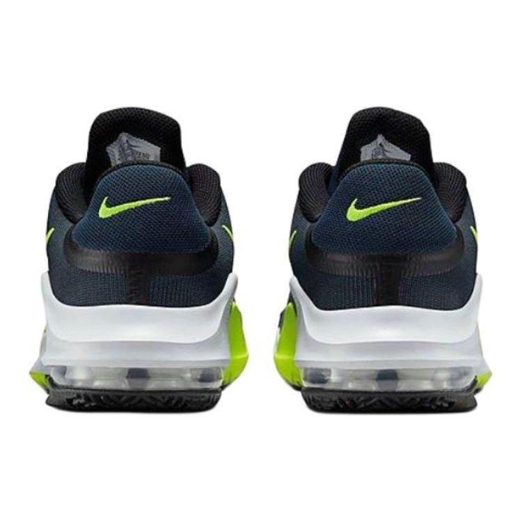 Nike Air Max Impact 4 Armory Navy Volt Unisex Sneakers Black Pure-Platinum DM1124-006
