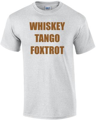 WHISKEY TANGO FOXTROT Забавная футболка