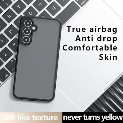 Чехол для Samsung Galaxy A55 5G PC+TPU Матовый Защита от отпечатков пальцев Чехол для телефона