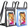 Large Swimming Waterproof Phone Bags Double Hooks Lanyard Crossbody Water Proof Storage Pouch